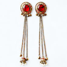 Mrinmayi Traditional Kashmiri Jhumka Long Earrings for Women