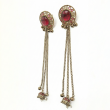 Mrinmayi Traditional Kashmiri Jhumka Long Earrings for Women